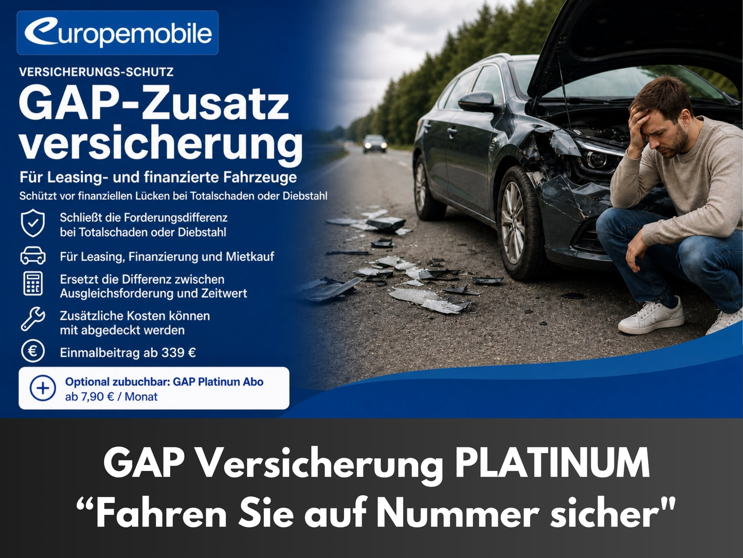 GAP-Zusatzversicherung für Leasing- und finanzierte Fahrzeuge
