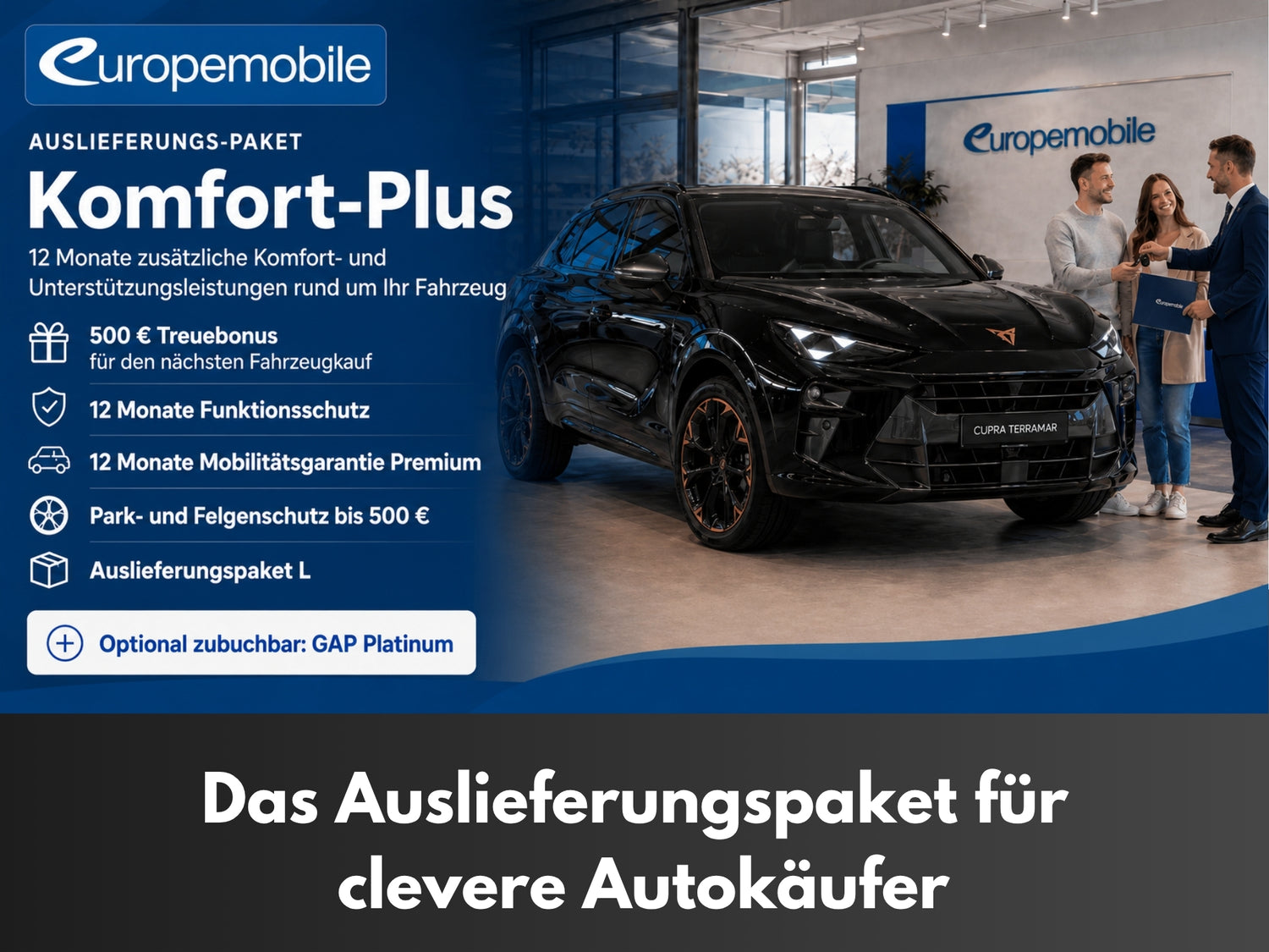 Auslieferungs-Paket: "Komfort-Plus"