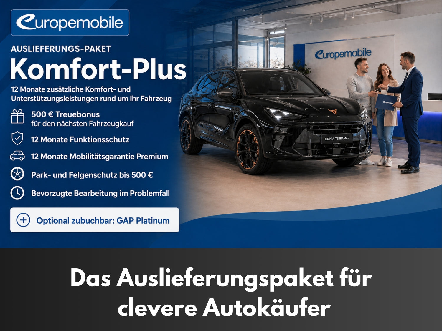 Auslieferungs-Paket: "Komfort-Plus"